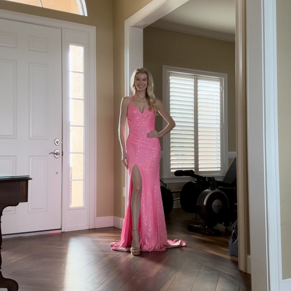 Pink prom dress